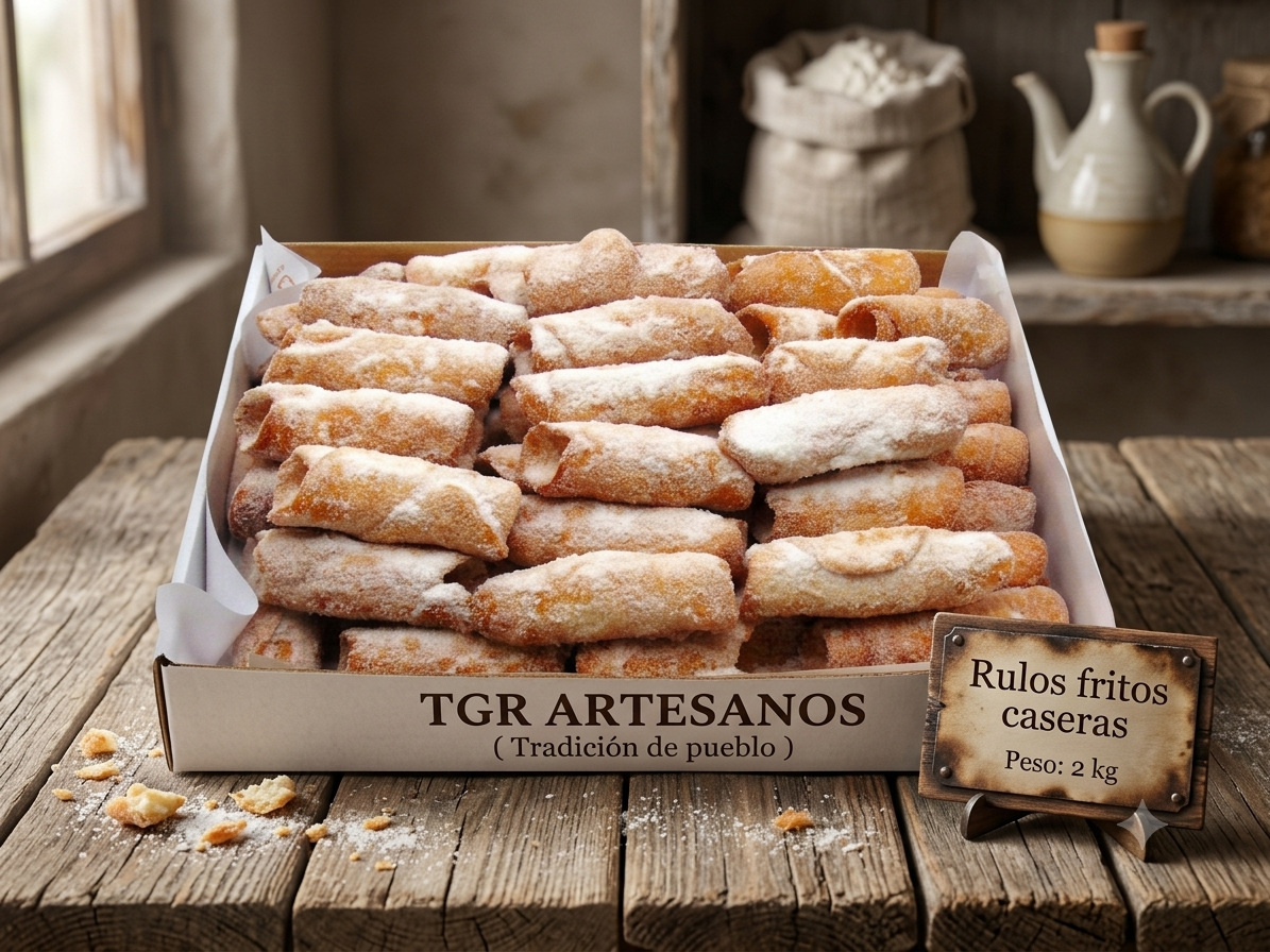 Rulos fritos caseros