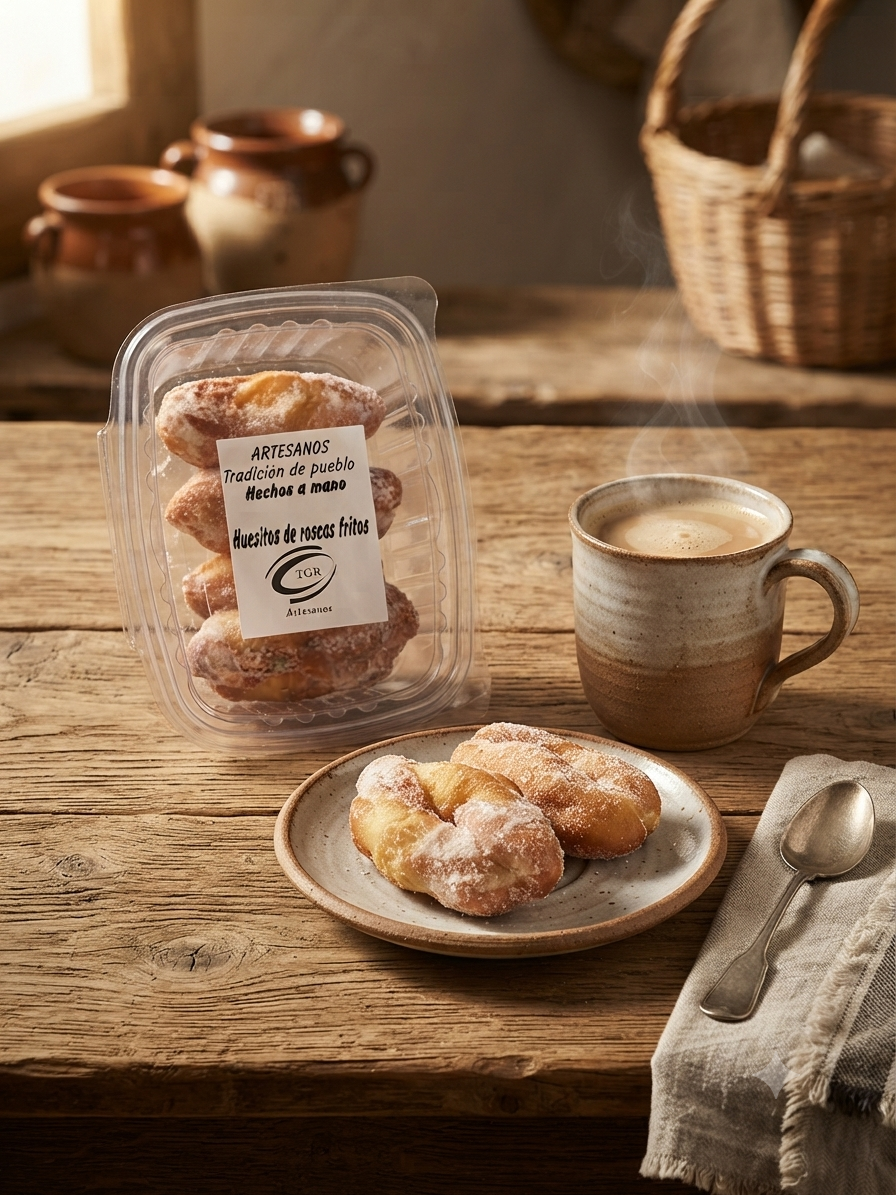 Huesitos de roscas fritos