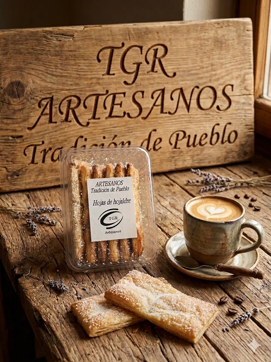 Hojas de hojaldre